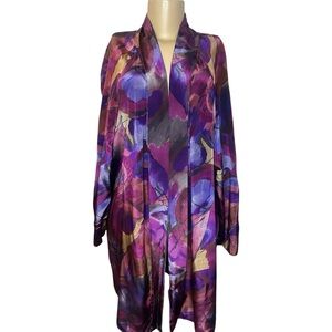 Vintage 80s Just Me! Watercolor Duster